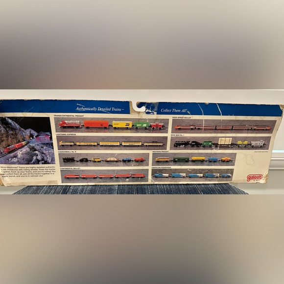 Vintage Micro Machines American Passenger Train Set - Picture 5 of 8